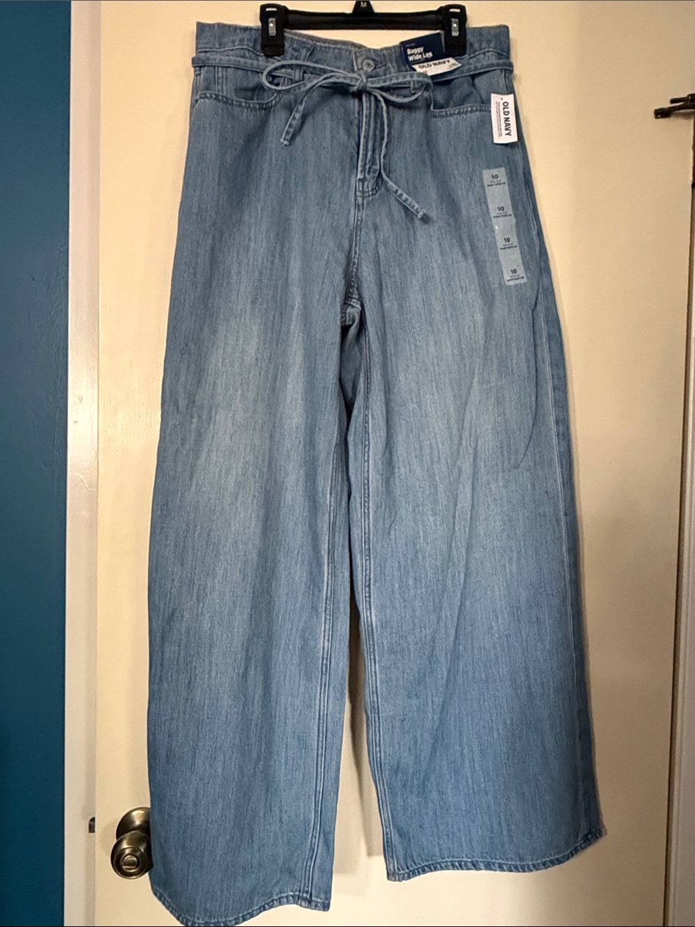 NWT Old Navy Light Wash Wide-Leg Women's Jeans